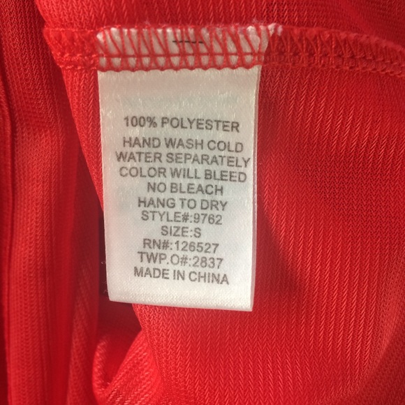 Alythea Orange Ruffle Dress - Picture 4 of 6